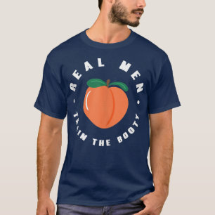 Echte Männer trainieren den Hintern Fitnessstudio T-Shirt
