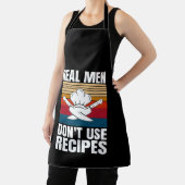Echte Männer verwenden keine Rezepte - Funny Cooki Schürze (InSitu)