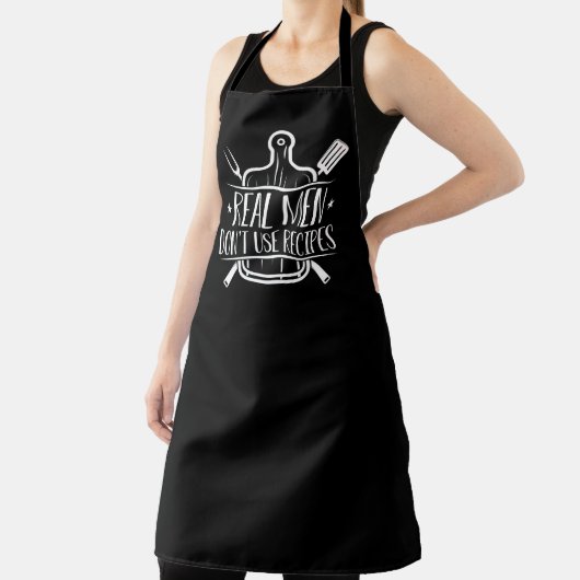 Echte Männer verwenden keine Rezepte Schürze (InSitu)