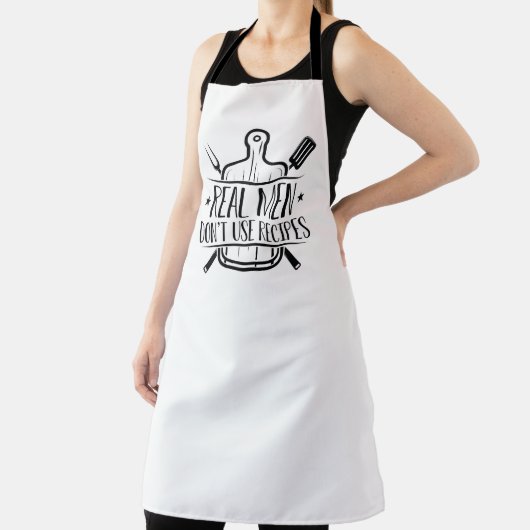Echte Männer verwenden keine Rezepte Schürze (InSitu)