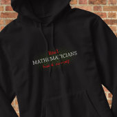 Echte Mathematiker haben Kurven | Funny Math Hoodie