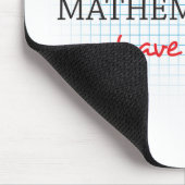 Echte Mathematiker haben Kurven | Funny Math Mousepad (Ecke)