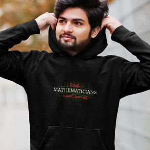 Echte Mathematiker haben Kurven Lustige Mathemat Hoodie