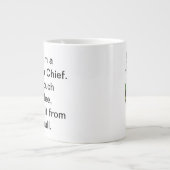 Echte Meister der Kaffee-Riesen-Tasse Jumbo-Tasse (Vorderseite)