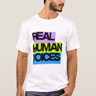 Echte menschliche Stimmen - Keine KI erlaubt T-Shirt