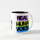Echte menschliche Stimmen - Tasse - Keine KI erlau (VorderseiteRechts)
