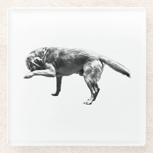 Echte Momente Glasuntersetzer (Vorderseite)