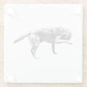 Echte Momente Glasuntersetzer (Rückseite)