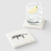 Echte Momente Steinuntersetzer (Seitenansicht)