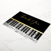 echte Musik aus Folie danke Karte (Gedreht)