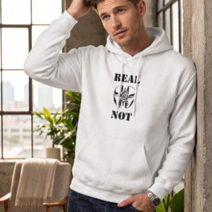 Echte NICHT Doppelte Identität Surreal Maske Grafi Hoodie