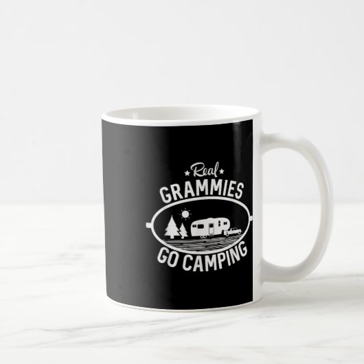 Echte Omas gehen Campen 5th Wheel Camper Rv Urlaub Kaffeetasse (Rechts)