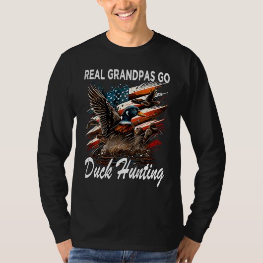 Echte Omas gehen Enten jagen T-Shirt (Vorderseite)
