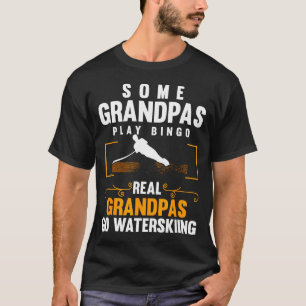 Echte Omas gehen Wasserski fahren Männer Wasserski T-Shirt