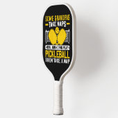 Echte Omas und Opas Rallye — Nickerchen Optional Pickleball Schläger (Links)