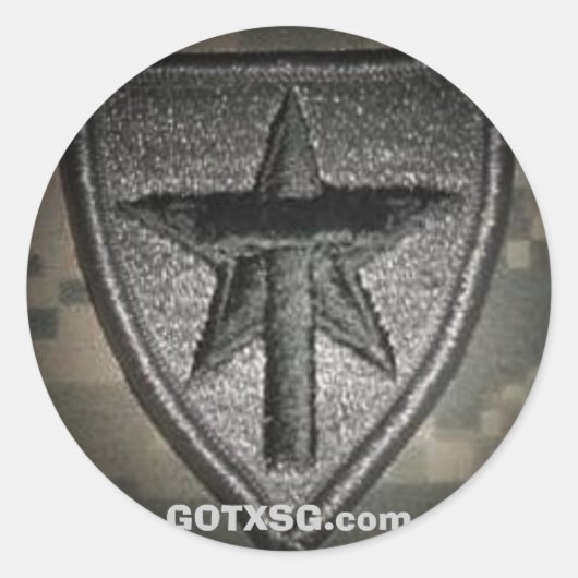 echte Patch-Spotlight, GOTXSG.com Runder Aufkleber (Vorderseite)
