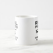 Echte Piloten brauchen keine Runways Kaffeetasse (Mittel)