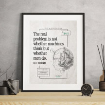 Echte Problemmaschinen - Männer denken an Technolo