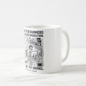 Echte Programmierer verwenden den Quellcode Kaffeetasse (VorderseiteRechts)
