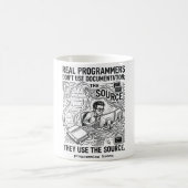 Echte Programmierer verwenden den Quellcode Kaffeetasse (Mittel)