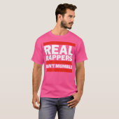 Echte Rapper murmeln nicht Old School Hip Hop Rap T-Shirt (Vorne ganz)