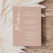 Echte Rose Gold Foil Moderne Schriftart Hochzeitsk