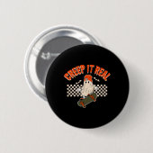 Echte Skateboarding Ghost Bats Retro Halloween 2 Button (Vorne & Hinten)
