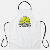 Echte Sportarten Nicht Wiffle Balls benutzen Schürze (Vorderseite)