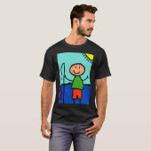 Echte Sucht - Fürs Leben Angeln T-Shirt (Vorne ganz)