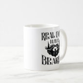 Echte Väter haben Bärte Kaffeetasse (VorderseiteRechts)