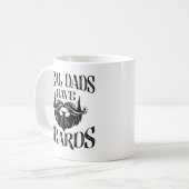 Echte Väter haben Bärte Kaffeetasse (Vorderseite Links)