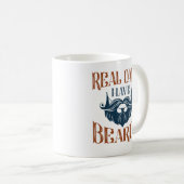 Echte Väter haben Bärte Kaffeetasse (VorderseiteRechts)