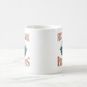 Echte Väter haben Bärte Kaffeetasse (Mittel)