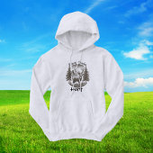 Echte Vater jagen modern Hoodie