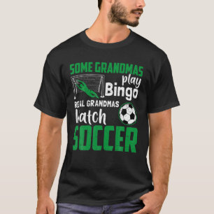 Echte Weihnachtsschauen Fußball-Retro-Muttertag T-Shirt