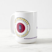 Echte Worte. Echtes Kaffeetasse der Güte (Vorderseite Links)