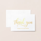 ECHTEN Goldschmied DANK IHNEN | mit Foto Folienkarte (Vorderseite mit Umschlag)