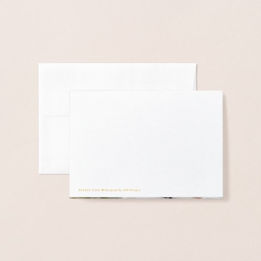 ECHTEN Goldschmied DANK IHNEN | mit Foto Folienkarte (Rückseite mit Umschlag)