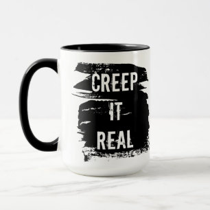 Echten Grusel Halloween lustig Tasse