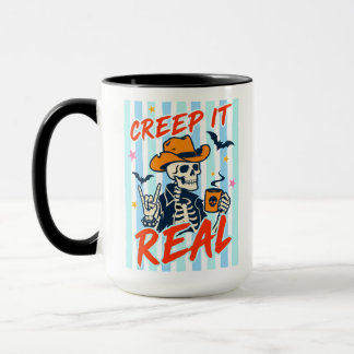 Echten Grusel-Halloween-Skelett Tasse