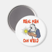 ECHTEN MÄNNERN KANN WELD MAGNET (Vorderseite/Rückseite)