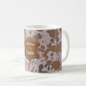 Echter 100% Latte – Eiskaffee-Lattentasse Kaffeetasse (VorderseiteRechts)