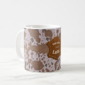 Echter 100% Latte – Eiskaffee-Lattentasse Kaffeetasse (Vorderseite Links)
