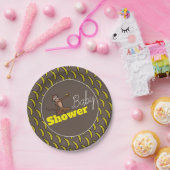 Echter Affe, Babydusche Pappteller (Party)