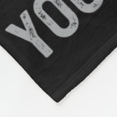 Echter als dein Shirt Lustiger Bigfoot-Wander-Camp Fleecedecke (Ecke)
