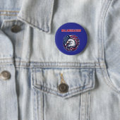Echter Amerikanischer Held Patriot Mut Design Button (Beispiel)