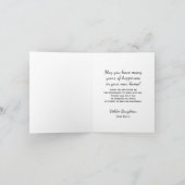 Echter Anwesen Agent Danke Notizkarte mit Burlap (Innenseite)