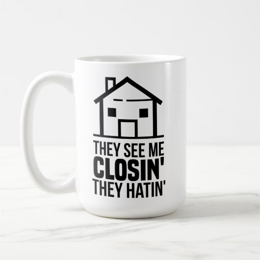 Echter Anwesen Agent, den sie sehen, wie ich den B Kaffeetasse (Links)