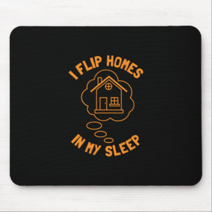 Echter Anwesen Agent Drehte Zuhause im Schlaf Mousepad