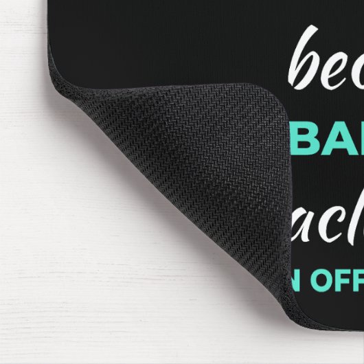 Echter Anwesen Agent wegen Badass Miracle Worker Mousepad (Ecke)